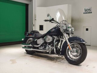 2007 Harley-Davidson Softail Deluxe, синий, 859000 рублей, вид 3