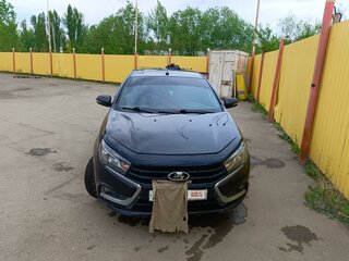 2017 Lada (ВАЗ) Vesta I, чёрный, 860000 рублей, вид 2