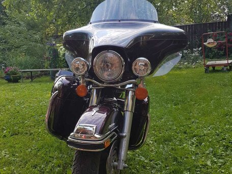 2004 Harley-Davidson Electra Glide, оранжевый, 900000 рублей, вид 4