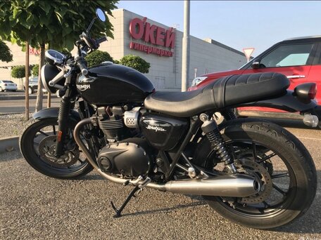 2016 Triumph Street Twin, чёрный, 850000 рублей, вид 3