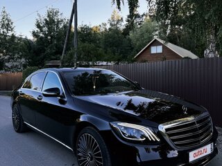 2018 Mercedes-Benz S-Класс 350 d Long VI (W222, C217) Рестайлинг, чёрный, 7200000 рублей, вид 2