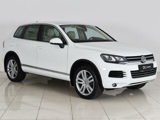 2012 Volkswagen Touareg II, белый, 2600000 рублей, вид 2