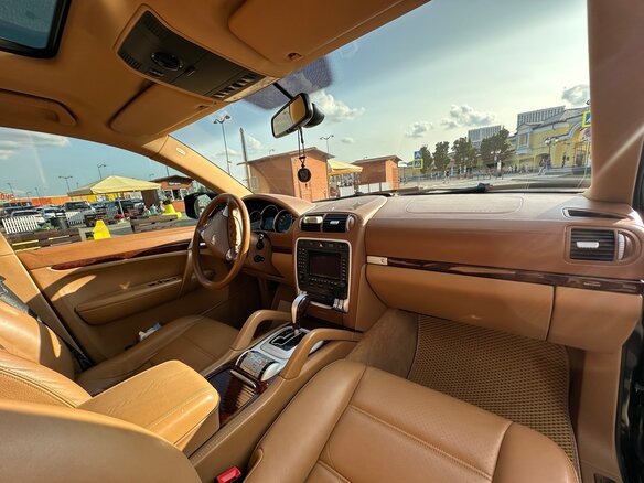2007 Porsche Cayenne S I Рестайлинг (957), чёрный, 2000000 рублей - вид 8