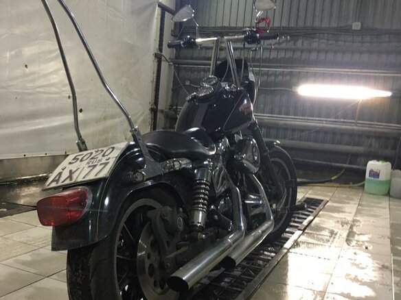 1996 Harley-Davidson Dyna Low Rider, чёрный - вид 6