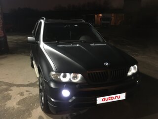 2001 BMW X5 4.4i I (E53), чёрный, 700000 рублей, вид 2