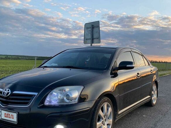 2006 Toyota Avensis II Рестайлинг, чёрный, 1299000 рублей