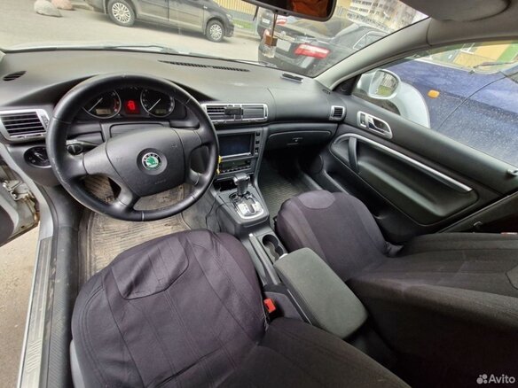 2008 Skoda Superb I Рестайлинг, серебристый, 650000 рублей - вид 6