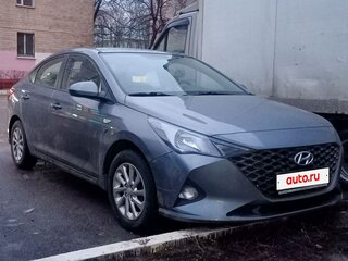 2021 Hyundai Solaris II Рестайлинг, серый, 1600000 рублей, вид 2