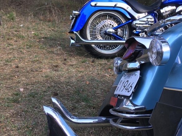 2007 Harley-Davidson Road King, голубой, 999999 рублей - вид 6
