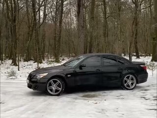 2004 BMW 5 серии 525i V (E60/E61), чёрный, 1280000 рублей, вид 5
