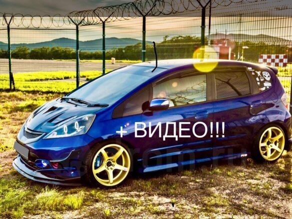 2010 Honda Fit II, синий
