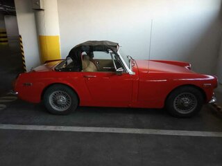 1971 MG Midget, пурпурный, 3000000 рублей, вид 1