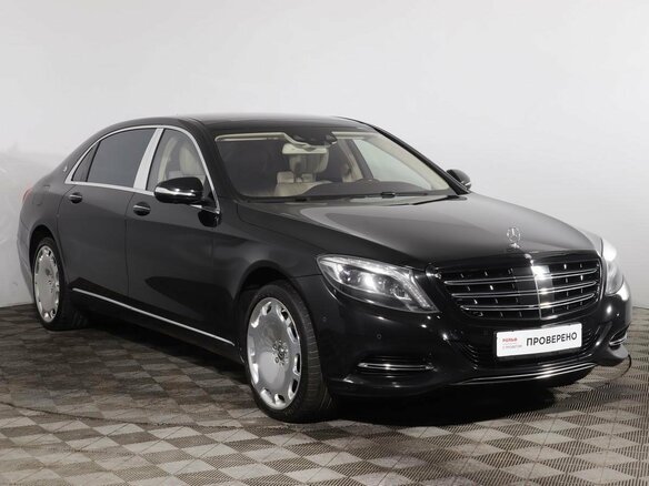 2015 Mercedes-Benz Maybach S-Класс 500 I (X222), чёрный - вид 4