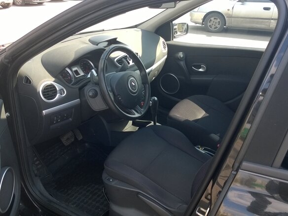 2007 Renault Clio III, чёрный - вид 2