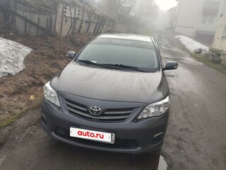 2012 Toyota Corolla X (E140, E150) Рестайлинг, серый, 1300000 рублей, вид 1