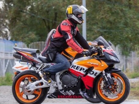 2007 Honda CBR 1000 RR/RA Fireblade, оранжевый, 850000 рублей, вид 4