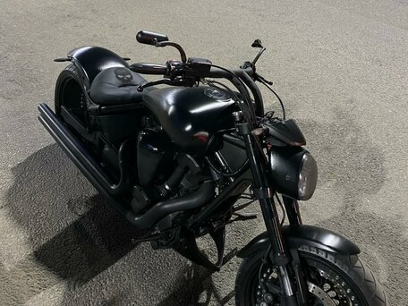 2005 Yamaha XV 1700 Warrior, чёрный, 1400000 рублей, вид 5