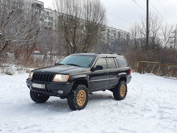 2000 Jeep Grand Cherokee II (WJ), чёрный