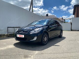 2014 Hyundai Solaris I, чёрный, 940000 рублей, вид 1