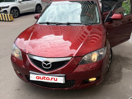 2008 Mazda 3 I (BK) Рестайлинг, красный, 490000 рублей, вид 2