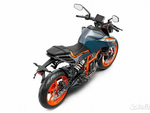 2025 KTM 390 Duke, синий - вид 5