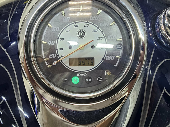 2008 Yamaha XVS1100, синий - вид 13