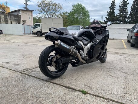 2003 Suzuki GSX 1300 R Hayabusa, чёрный, 810000 рублей, вид 3