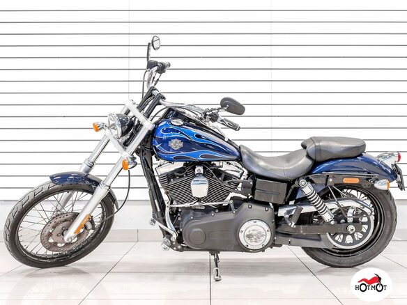 2013 Harley-Davidson Dyna Wide Glide, синий - вид 2