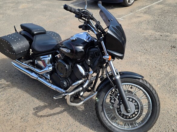 2005 Yamaha XVS1100, чёрный, 600000 рублей - вид 2