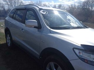 2008 Hyundai Santa Fe II, серебристый, 810000 рублей, вид 3