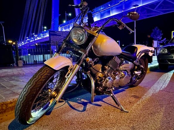 1996 Yamaha XVS400 Drag Star, белый, 340000 рублей - вид 2