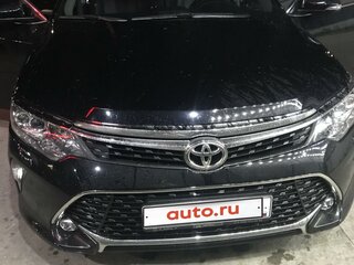 2017 Toyota Camry VII (XV50) Рестайлинг 2, чёрный, 2700000 рублей, вид 2