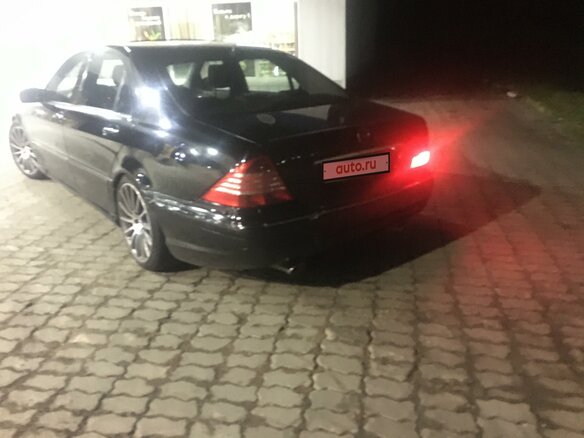 2002 Mercedes-Benz S-Класс 500 Long IV (W220), чёрный - вид 3