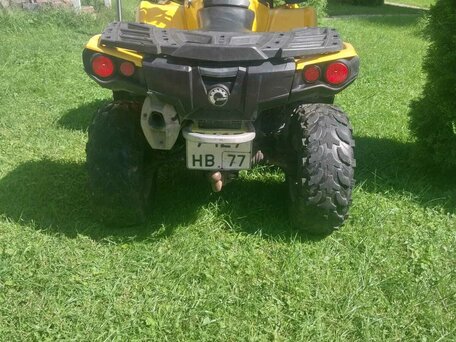 2013 BRP Can-Am Outlander 500, жёлтый, 800000 рублей, вид 3