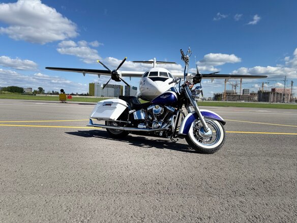 2010 Harley-Davidson Softail Deluxe, пурпурный, 1350000 рублей - вид 1