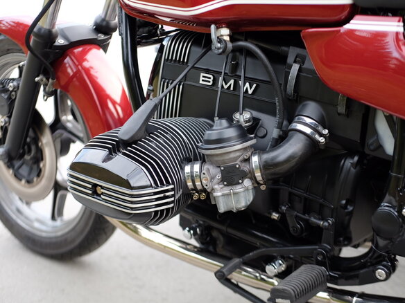 1985 BMW R 80, пурпурный - вид 12