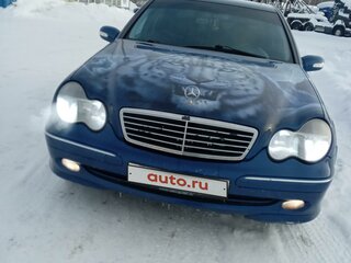 2002 Mercedes-Benz C-Класс 180 II (W203), синий, 550000 рублей, вид 5