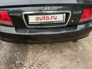 2006 Hyundai Sonata ТагАЗ IV (EF) Рестайлинг, чёрный, 650000 рублей, вид 3
