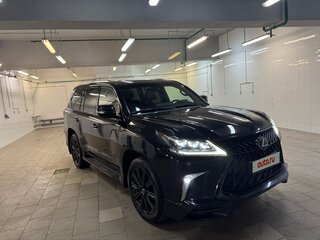 2018 Lexus LX 570 III Рестайлинг 2, чёрный, 8000000 рублей, вид 3