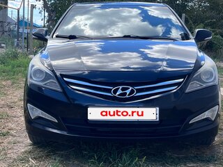 2014 Hyundai Solaris I Рестайлинг, чёрный, 915000 рублей, вид 1