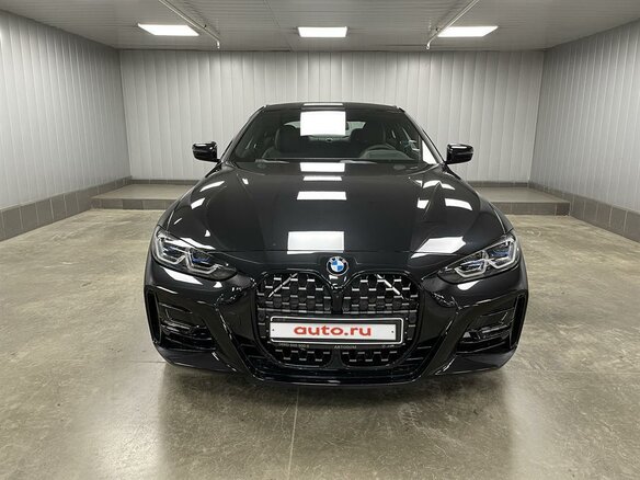 2022 BMW 4 серии 420i xDrive G22, G23, G26, чёрный - вид 1