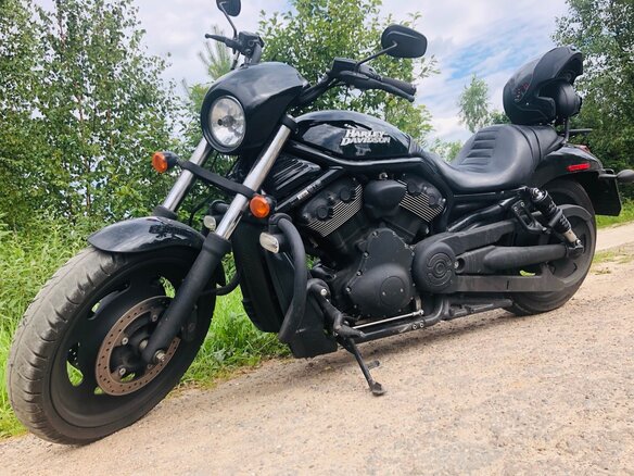 2007 Harley-Davidson V-Rod, чёрный - вид 1