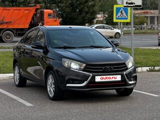 2016 Lada (ВАЗ) Vesta I, чёрный, 460000 рублей, вид 5