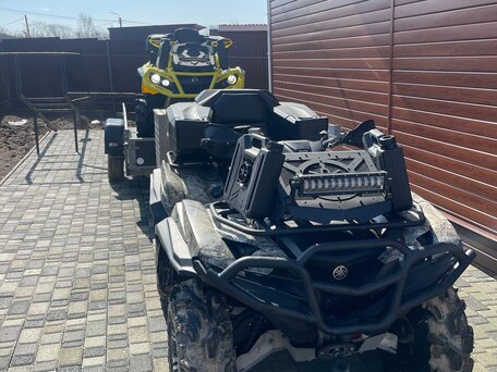 2018 Yamaha Grizzly 700, зелёный, 1300000 рублей, вид 1