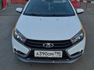 2021 Lada (ВАЗ) Vesta SW I, белый, 960000 рублей, вид 4