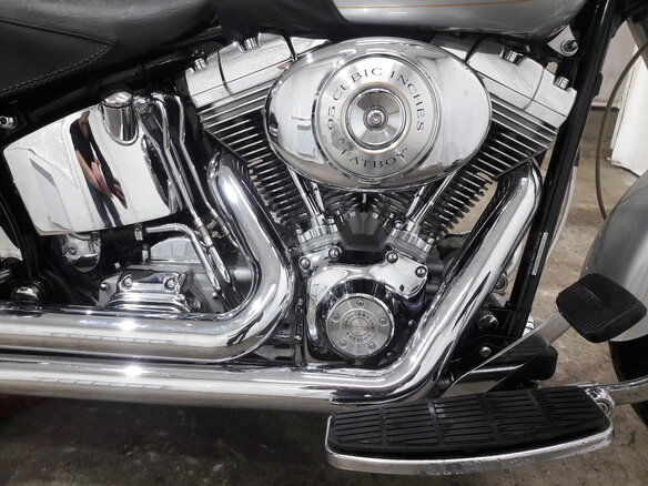 2005 Harley-Davidson Fat Boy, серый - вид 15