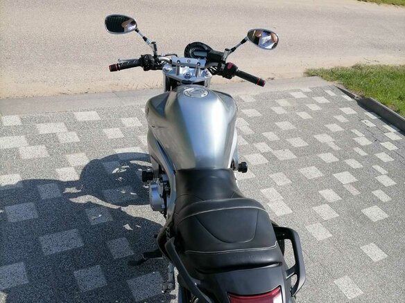 2004 Yamaha FZ6, серебристый, 360000 рублей