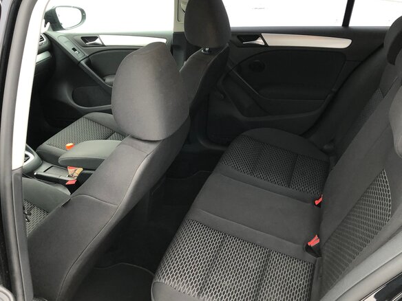 2012 Volkswagen Golf VI, чёрный - вид 12