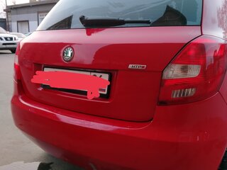 2011 Skoda Fabia II Рестайлинг, красный, 470000 рублей, вид 4