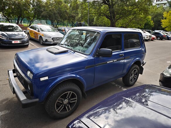 2007 Lada (ВАЗ) 2121 (4x4) I Рестайлинг, синий, 425000 рублей - вид 5